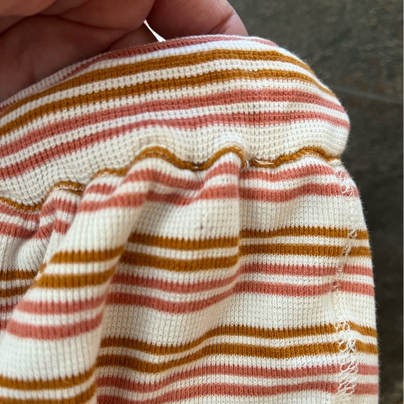 Madewell honeycomb cotton pajama/ lounge stripe pants. Size small - Picture 11 of 11